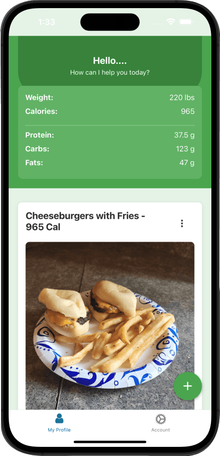 Food Scanning Feature